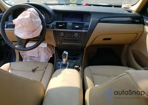 2014 BMW X3 xDrive28I z USA, uszkodzony, nr VIN 5UXWX9C51E0D23032